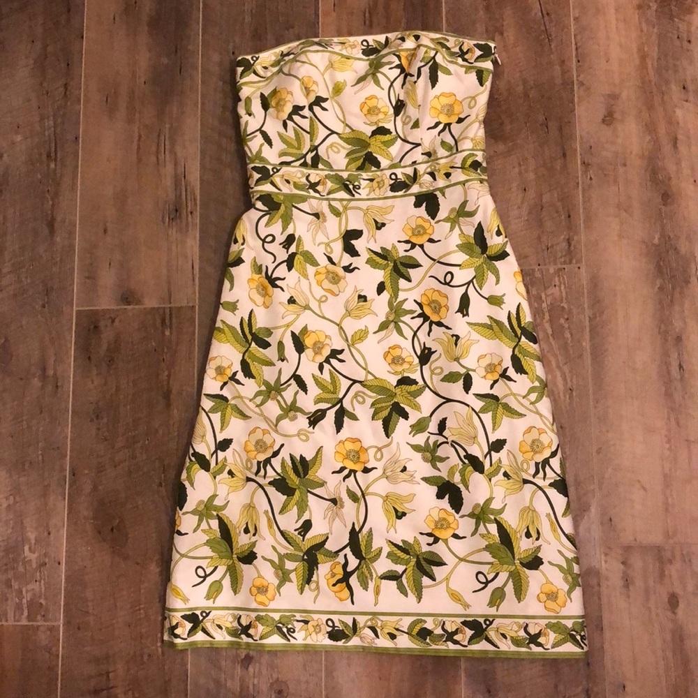 Strapless Ann Taylor flora dress - size 4